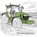 John Deere Landscaping Equipment Coloring Pages 1