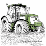John Deere Landscaping Equipment Coloring Pages 2