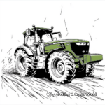 John Deere Machinery Collection Coloring Pages 1
