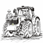 John Deere Workers Coloring Pages 2