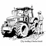 John Deere Workers Coloring Pages 3