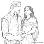 John Smith And Pocahontas Coloring Pages 1