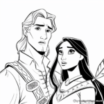 John Smith And Pocahontas Coloring Pages 3