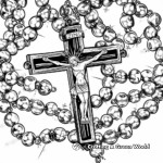 Joyous Mystery Rosary Coloring Pages 1