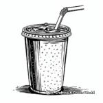 Juice Cup Coloring Pages 1