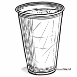 Juice Cup Coloring Pages 2