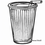 Juice Cup Coloring Pages 3