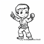 Karate Symbols and Values Coloring Pages 2
