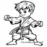 Karate Symbols and Values Coloring Pages 4