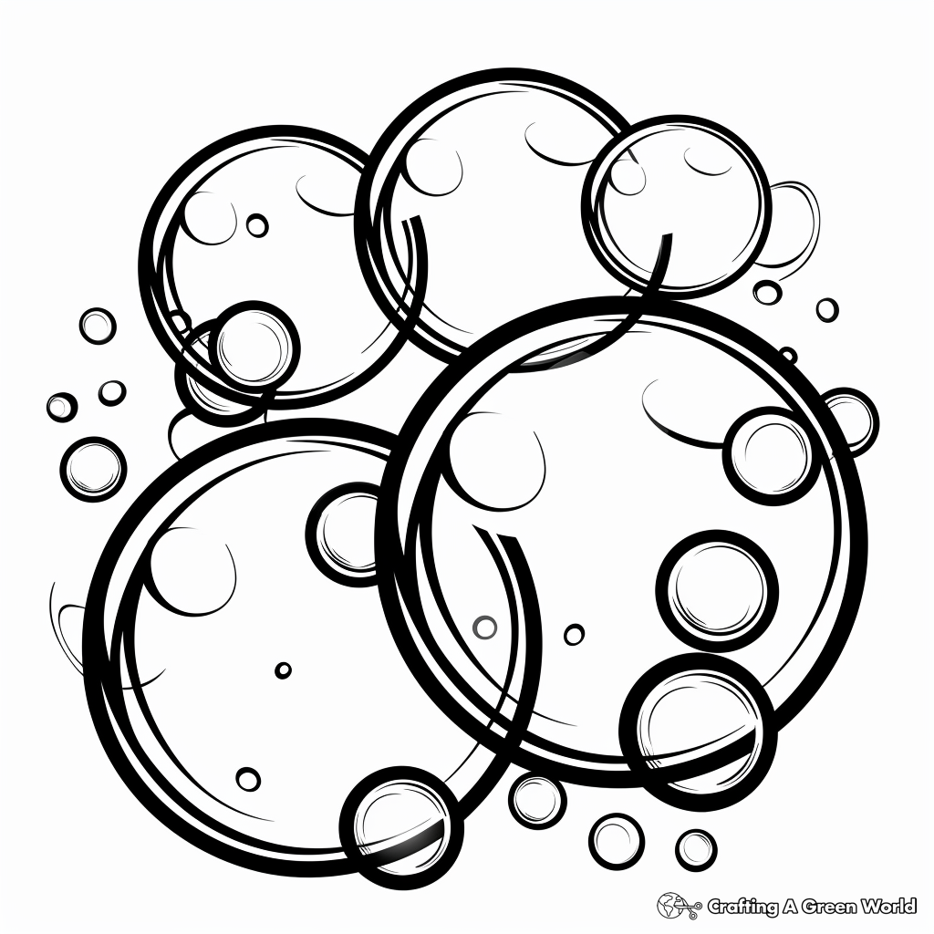 Water Bubble Coloring Pages 2025 