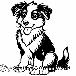 Collie Coloring Pages - Free &amp; Printable!