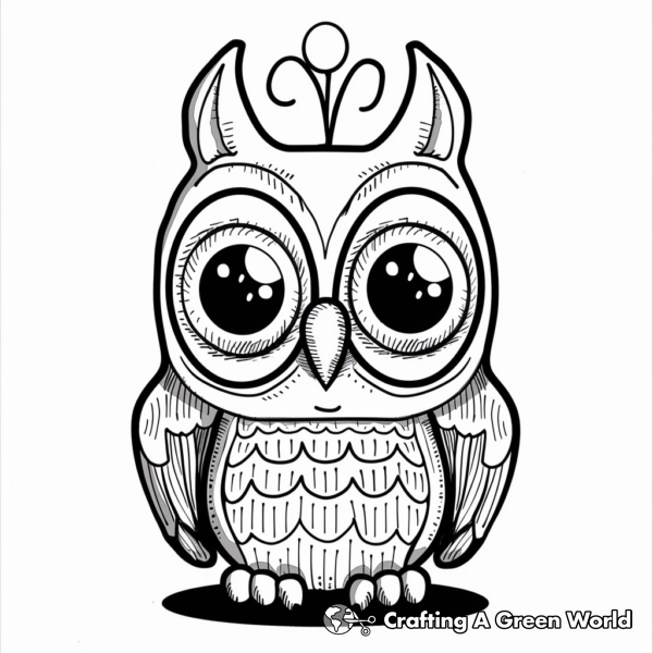 Owlicorn Coloring Pages - Free &amp; Printable!