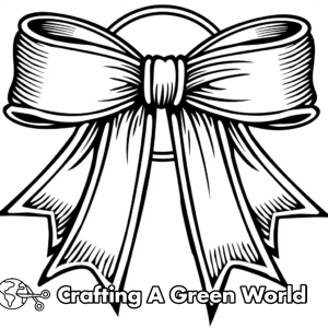 Ribbons Coloring Pages - Free & Printable!