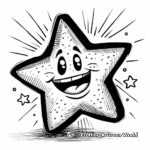 Kid-Friendly Cartoon Star Coloring Pages 2