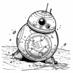 Kid-Friendly Cute BB-8 Coloring Pages 3