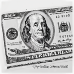 Kid-Friendly Five Dollar Bill Coloring Pages 3
