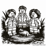 Kid-Friendly Lego Jurassic World Coloring Pages 2