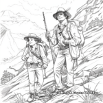 Kid-Friendly Lewis and Clark Adventure Coloring Pages 1