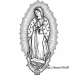 Kid-Friendly Our Lady of Guadalupe Coloring Pages 1