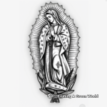 Kid-Friendly Our Lady of Guadalupe Coloring Pages 2