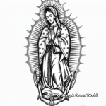 Kid-Friendly Our Lady of Guadalupe Coloring Pages 3