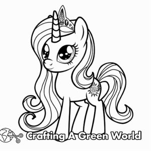 Princess Celestia Coloring Pages - Free & Printable!