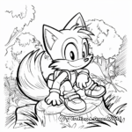 Kid-Friendly Tails Coloring Pages 4