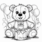 Kids' Favorite Stuffed Animal Party Coloring Pages 3