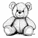 Kids' Favorite Stuffed Animal Party Coloring Pages 4