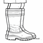 Knee-High Boot Coloring Pages for Fashion Lovers 3