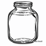 Large Empty Jar Coloring Pages 3