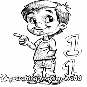 Number 1 Coloring Pages - Free &amp; Printable!