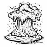 Lava Slime Coloring Pages 2