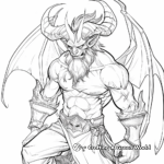 Legendary Demon Kings Coloring Pages 2