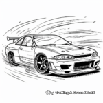Legendary Fast and Furious Cars Coloring Pages 2