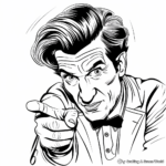 Legendary Time Lord, The Doctor, Coloring Pages 1