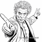 Legendary Time Lord, The Doctor, Coloring Pages 4