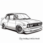 Legendary Toyota Corolla Coloring Pages 1