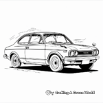 Legendary Toyota Corolla Coloring Pages 2