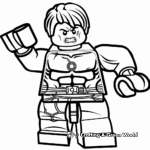 Lego Hulk in Action Coloring Pages 4