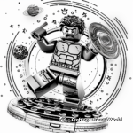 Lego Hulk in Space Coloring Pages 1