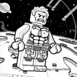 Lego Hulk in Space Coloring Pages 4