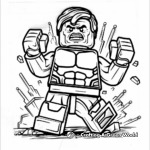 Lego Hulk Power-Slam Coloring Sheets 2