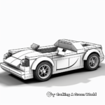 Lego Sports Car Convertible Coloring Pages 2
