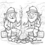 Lewis and Clark Exploring the Wilderness Coloring Pages 4