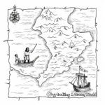 Lewis and Clark Map Navigation Coloring Pages 1