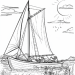 Lewis and Clark Sailing Down the Missouri River Coloring Pages 2