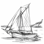 Lewis and Clark Sailing Down the Missouri River Coloring Pages 3
