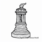 Liberty Bell and Constitution Coloring Sheets 2