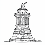 Liberty Bell and the 13 Colonies Coloring Pages 2